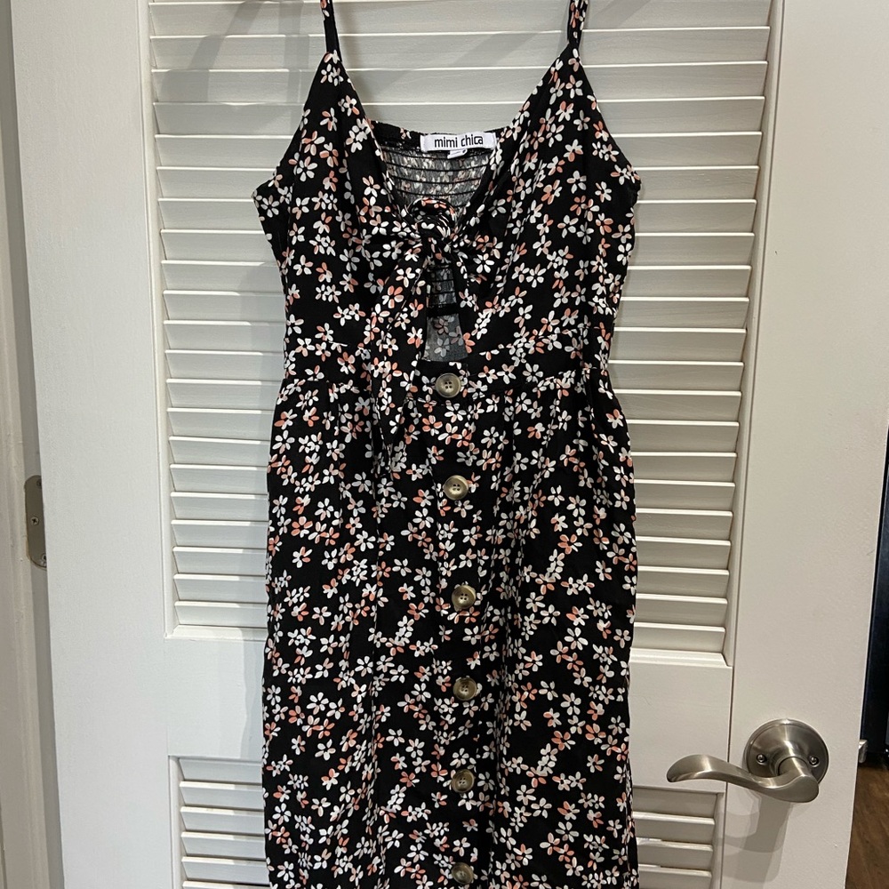 Black Floral Dress